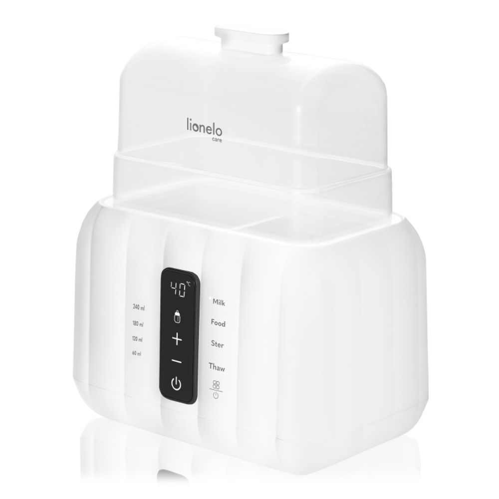 Lionelo Thermup Duo električni sterilizator i grijač bočica, White