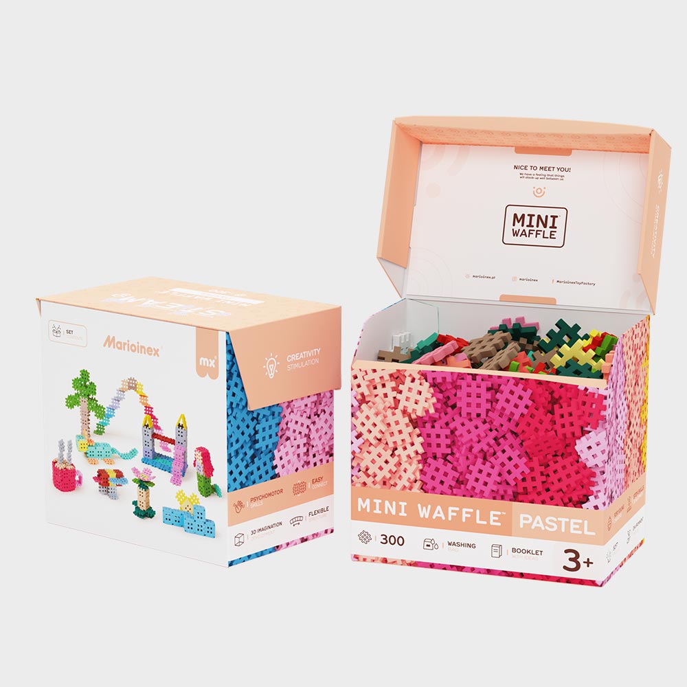 Marioinex Mini Waffle Pastel 300 kom