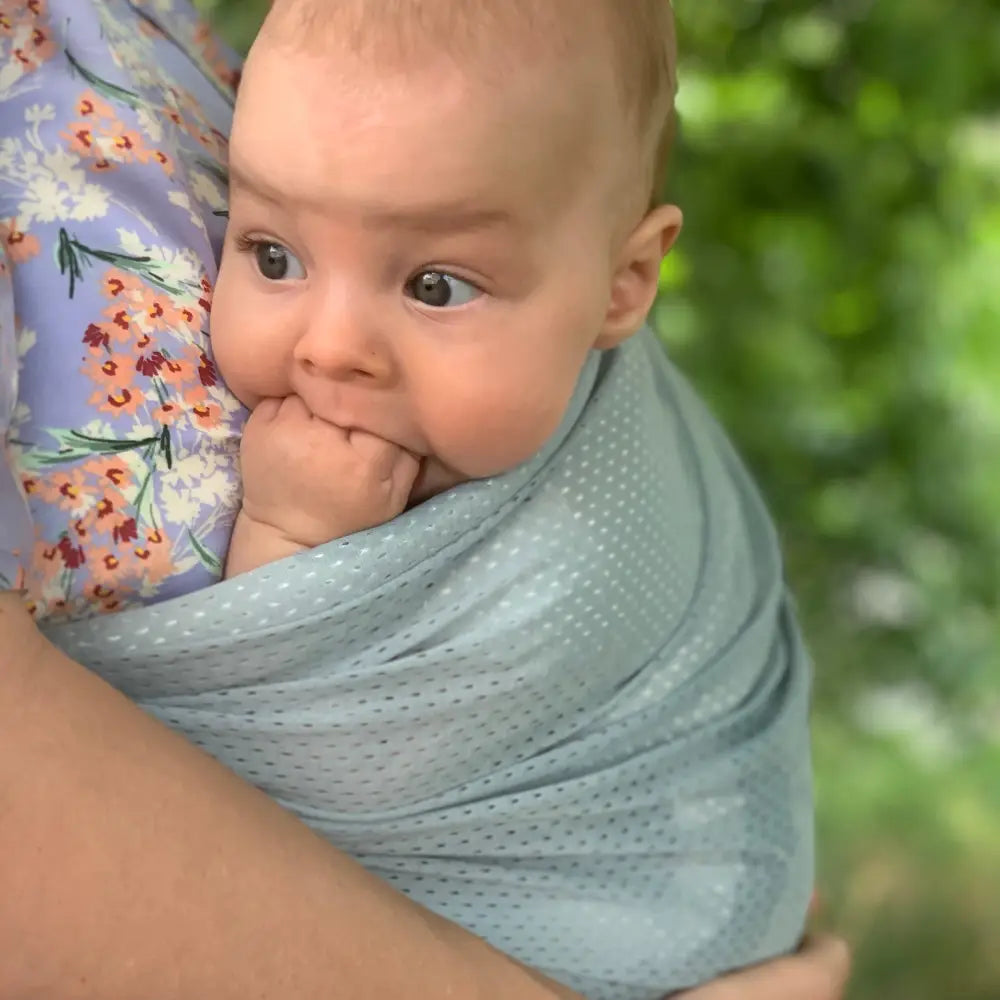 Minimonkey Sling nosiljka za bebe, Light green