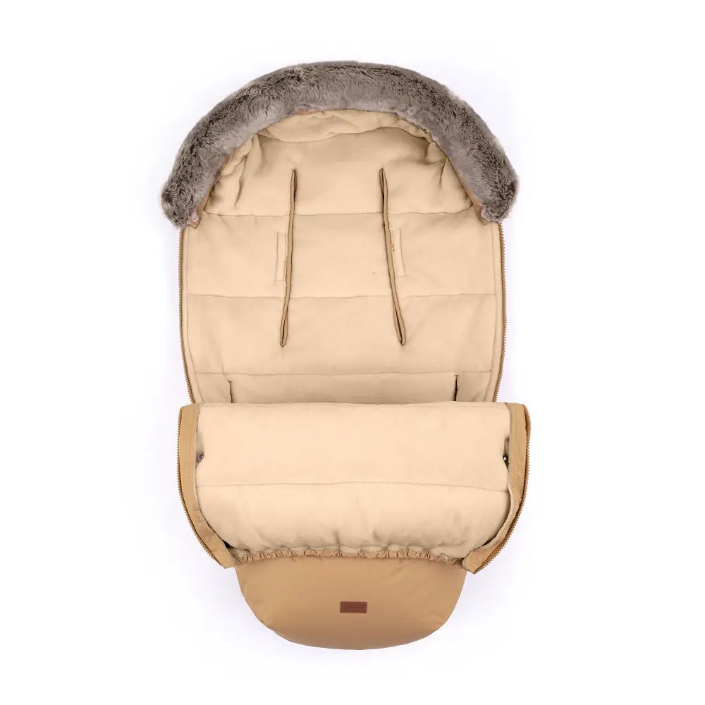 PETITE&MARS Footmuff Comfy 4 u 1 zimska vreća za kolica, Elegant Caramel/Beige
