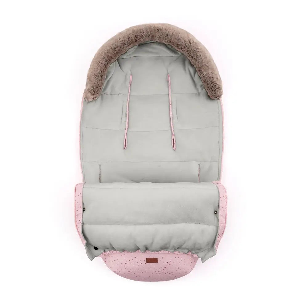 PETITE&MARS Footmuff Comfy 4 u 1 zimska vreća za kolica, Glossy Princess/Grey