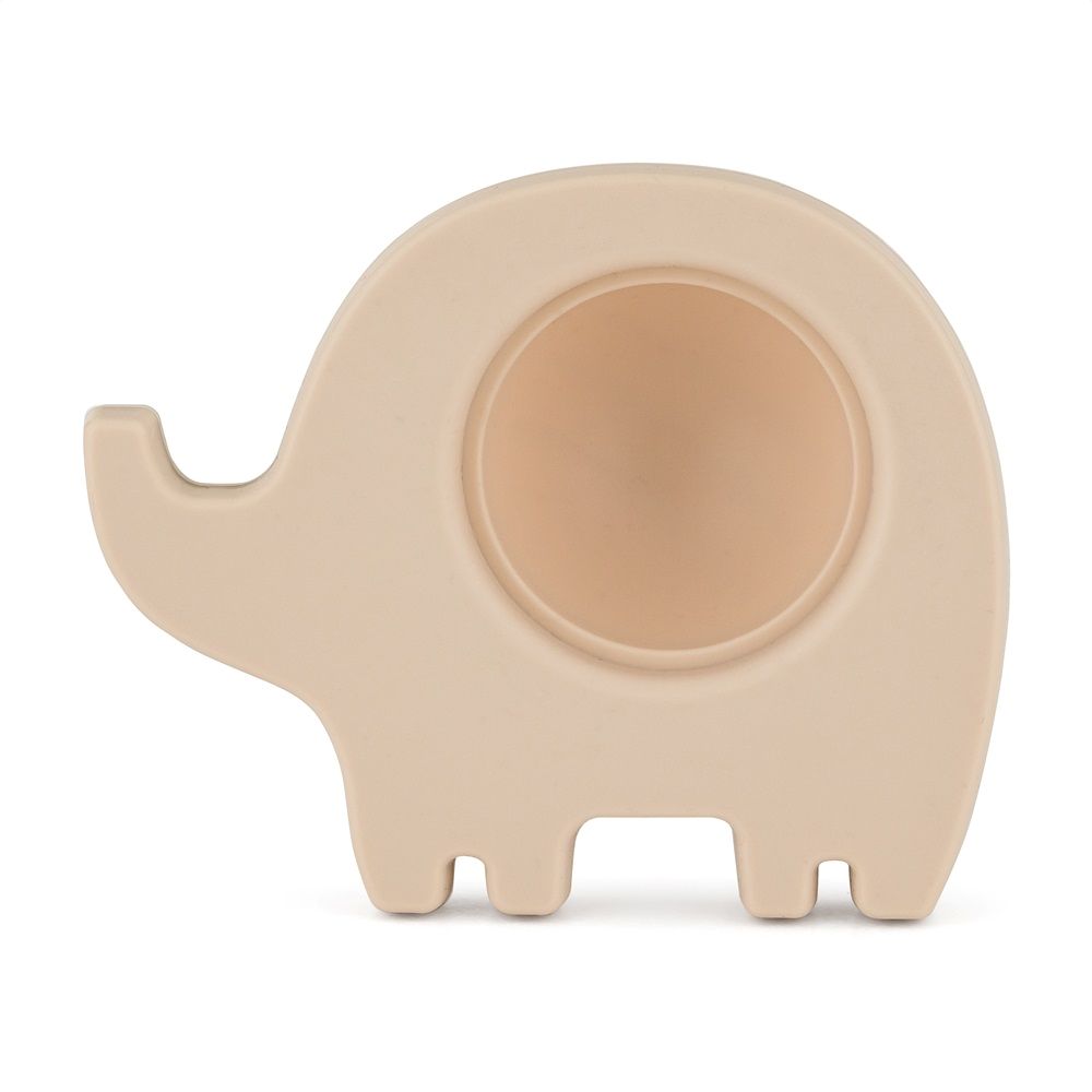 PETITE&MARS Silikonska pop up grickalica za zube Elephant Edwin 6 m+, Dusty Rose