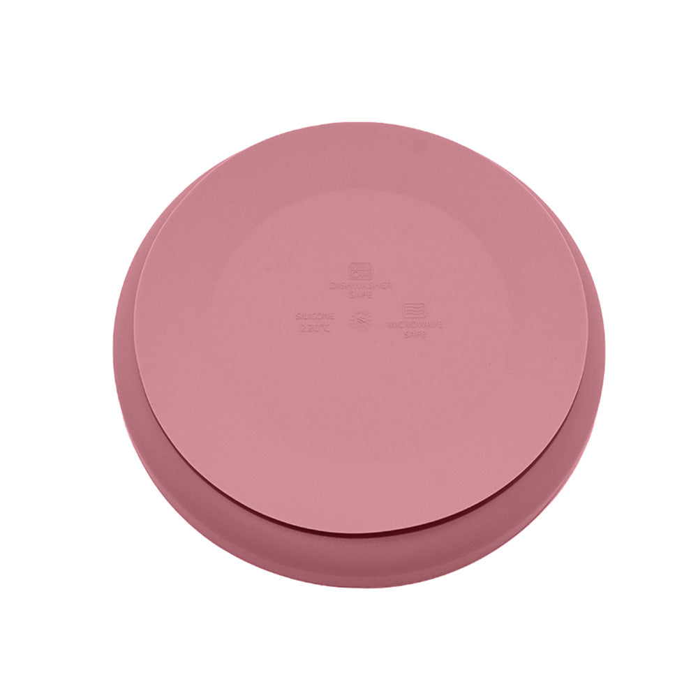 PETITE&MARS Silikonski tanjur s vakuumom 6 m+ Take&Match, Dusty Rose