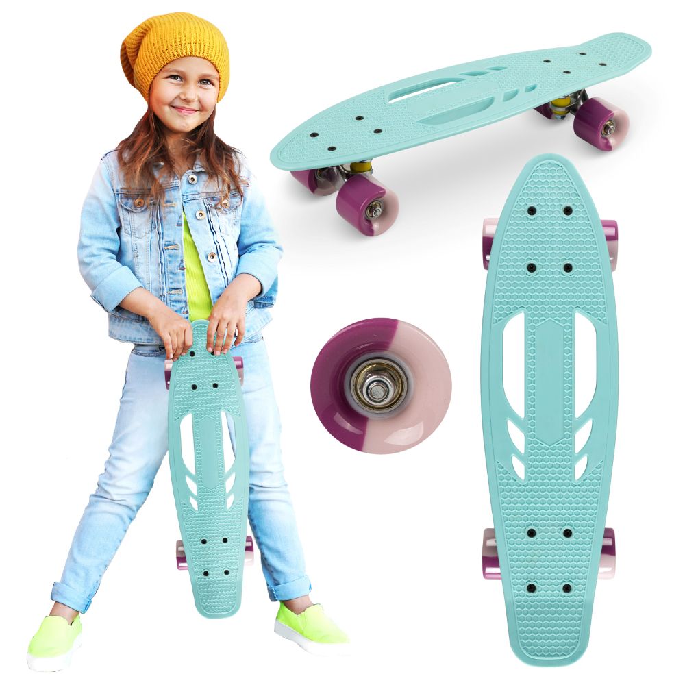 QKIDS GALAXY skateboard - Light blue