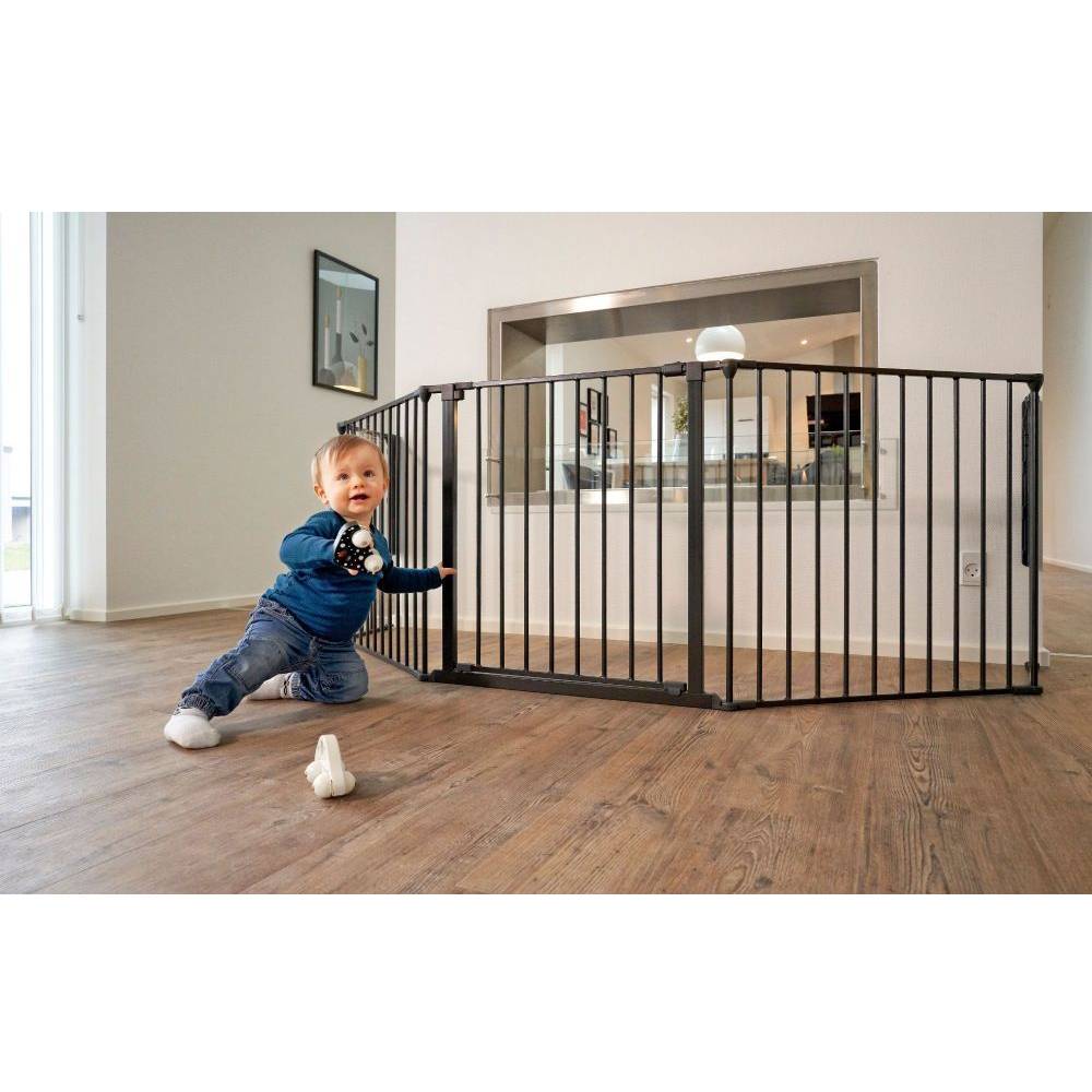 Ecotoys zaštitna ograda 60-300 cm, Black