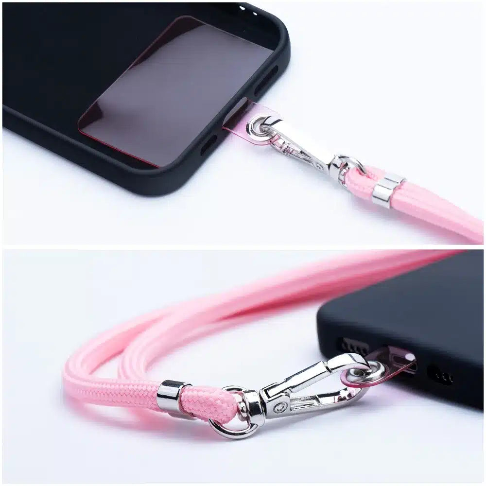 SWING privjesak za telefon podesive duljine / duljina kabela 165 cm (max 82,5 cm u omči) / rame ili vrat – lite pink