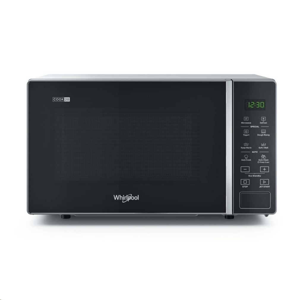 Whirlpool MWP 201 SB mikrovalna pećnica Radna ploča Samo mikrovalne 20 L 700 W Crno, Srebro