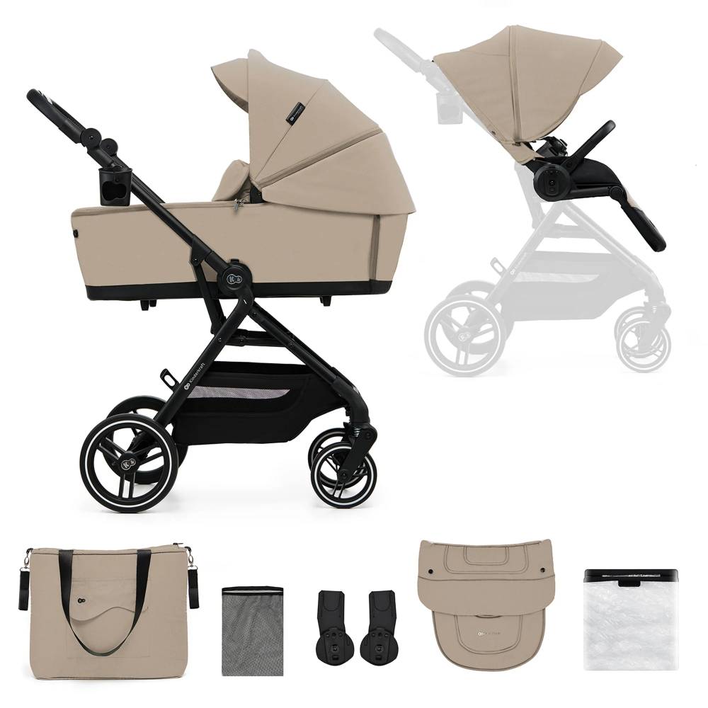 Kinderkraft dječja kolica Yoxi 2u1, Sand Beige