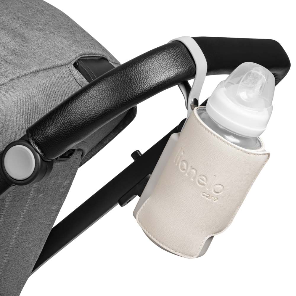 Lionelo Thermup Go Plus električni prijenosni grijač bočica - TERMOSICA s baterijom, Beige Sand
