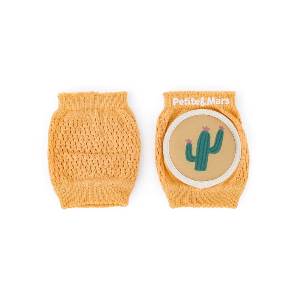 PETITE&MARS Zaštita za koljena za puzanje 6 m+ Follow - Intense Ochre