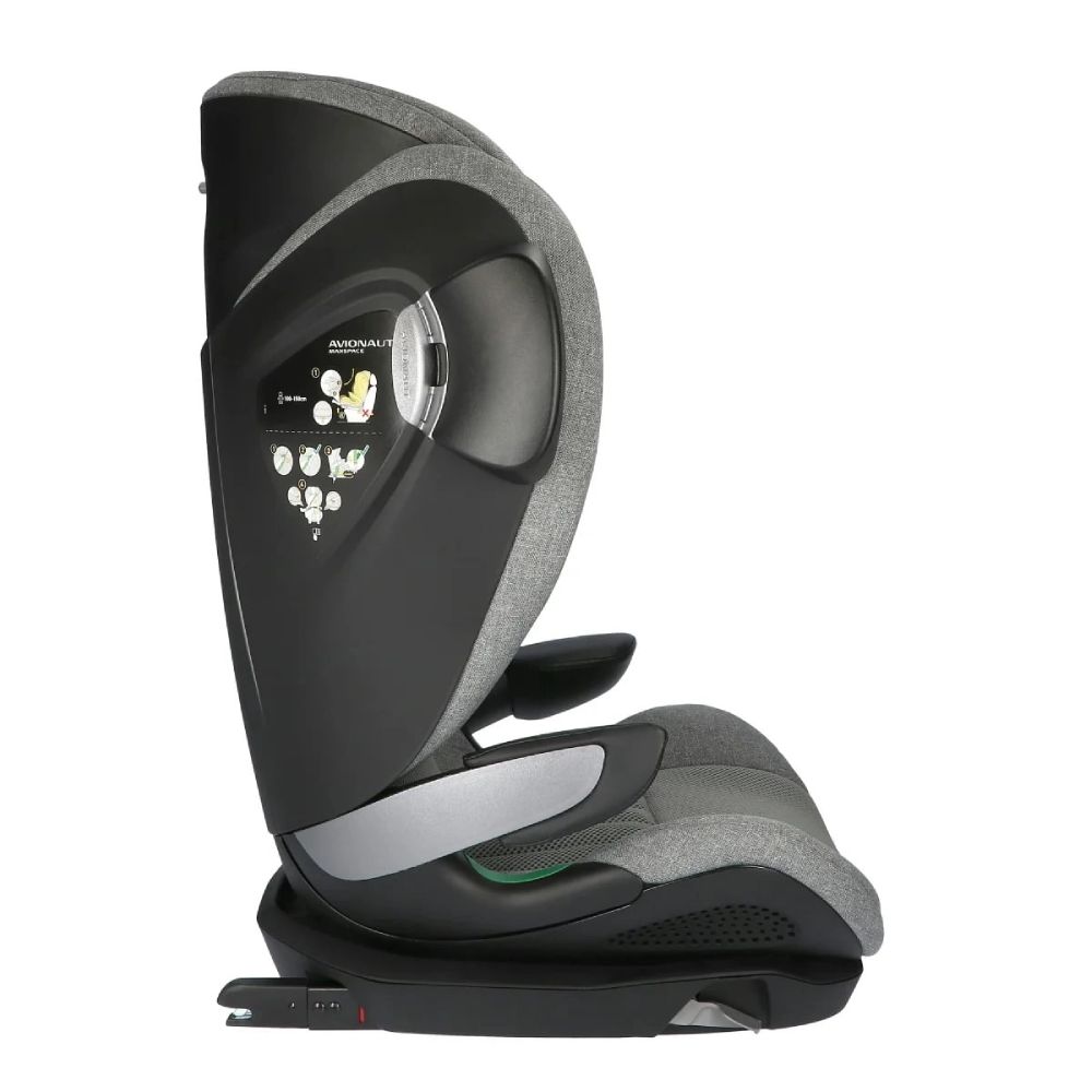 Autosjedalica Avionaut MaxSpace AirFlow+ Isofix 15-50 kg (100-150 cm), Grey