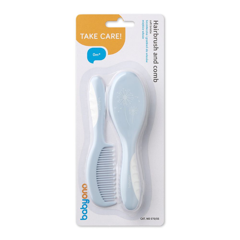 BabyOno Četka i češalj za kosu-soft, plava
