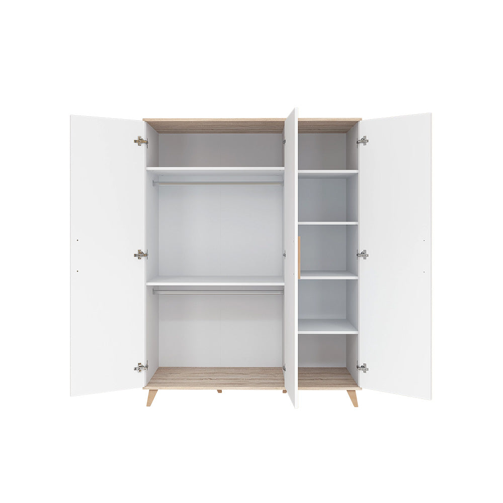 Faktum Flip ormar s 3 vrata, White-Oak