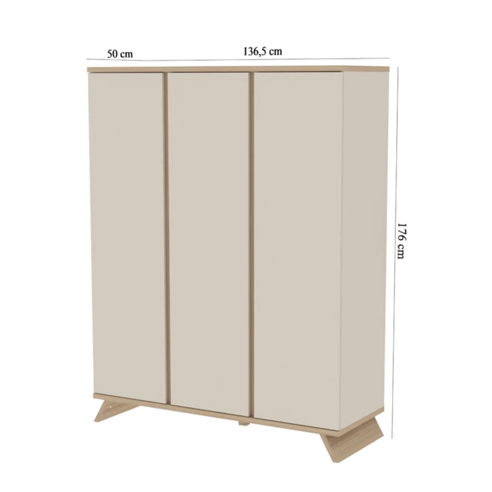 Faktum Sienna XL ormar s 3 vrata, Cashmere