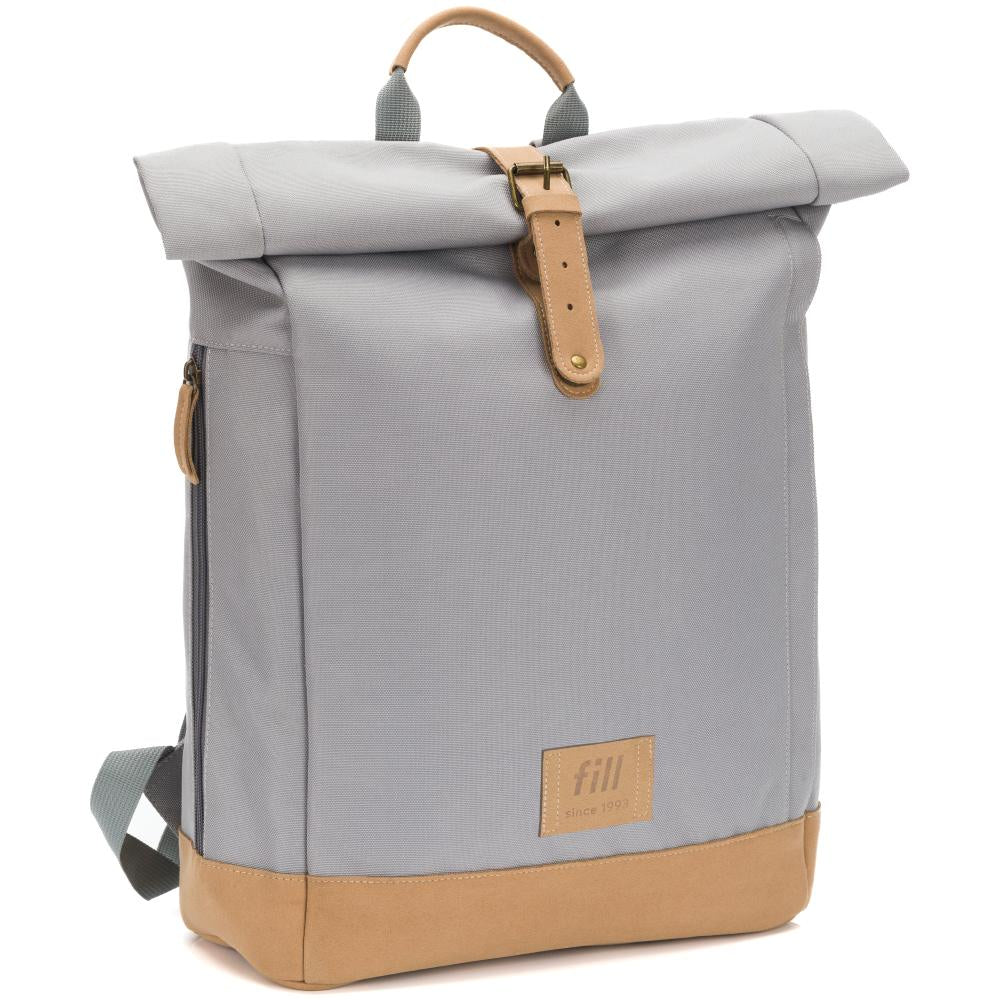 Fillikid torba/ruksak za mamu Rolltop Berlin, stone grey
