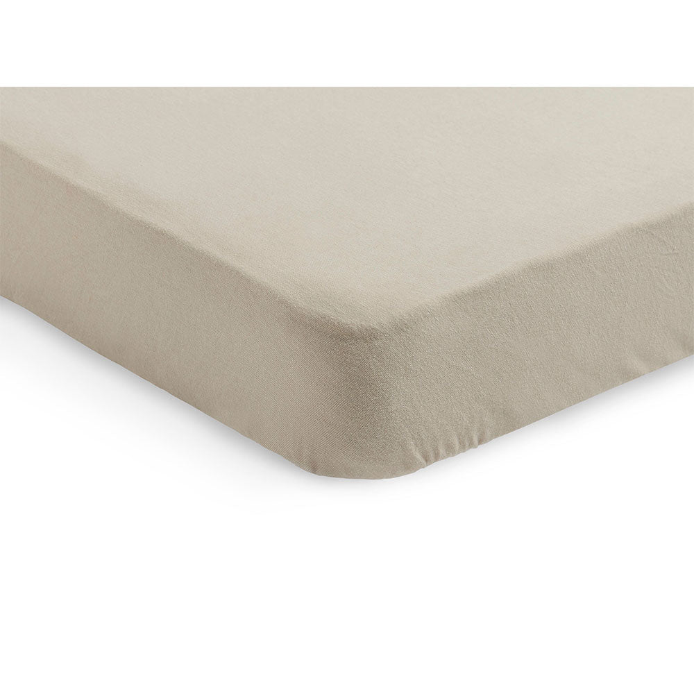 Jollein Plahta s gumicom Jersey 60x120 cm 2 kom, Nougat