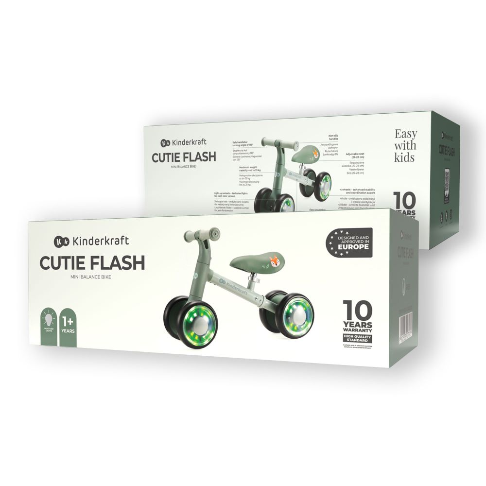 Kinderkraft Bicikl Cutie Flash, Green