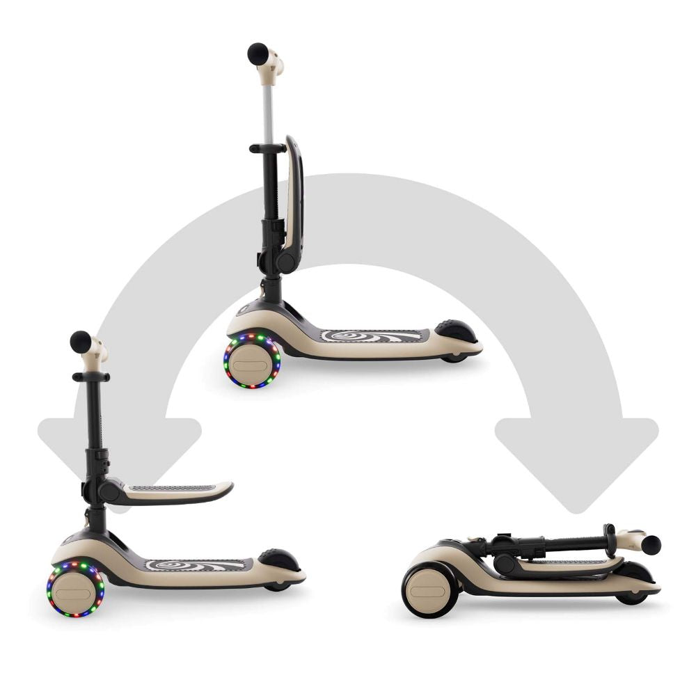 Kinderkraft romobil HALLEY 2, Stone white
