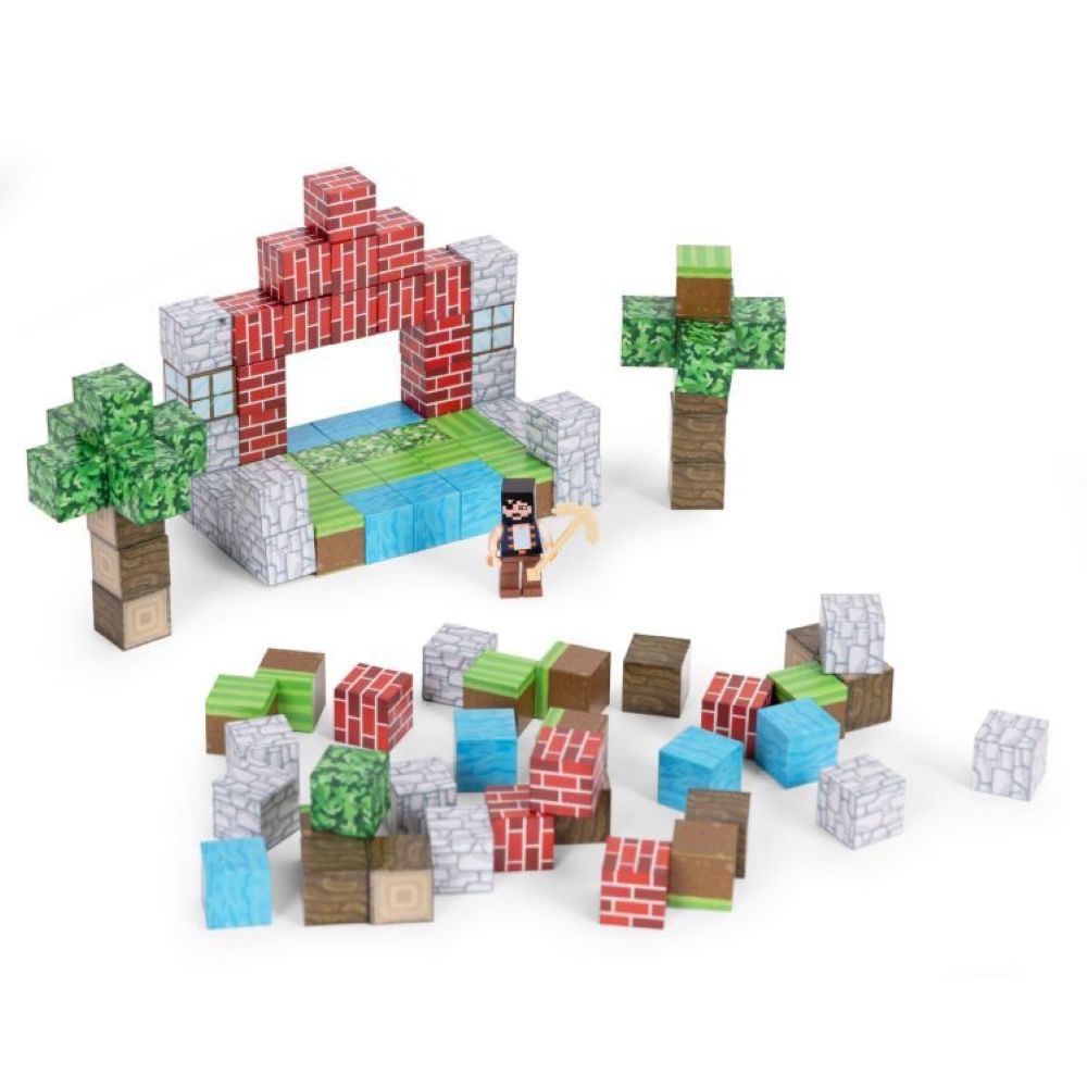 Magnetni set građevinske kocke - 100 dijelova