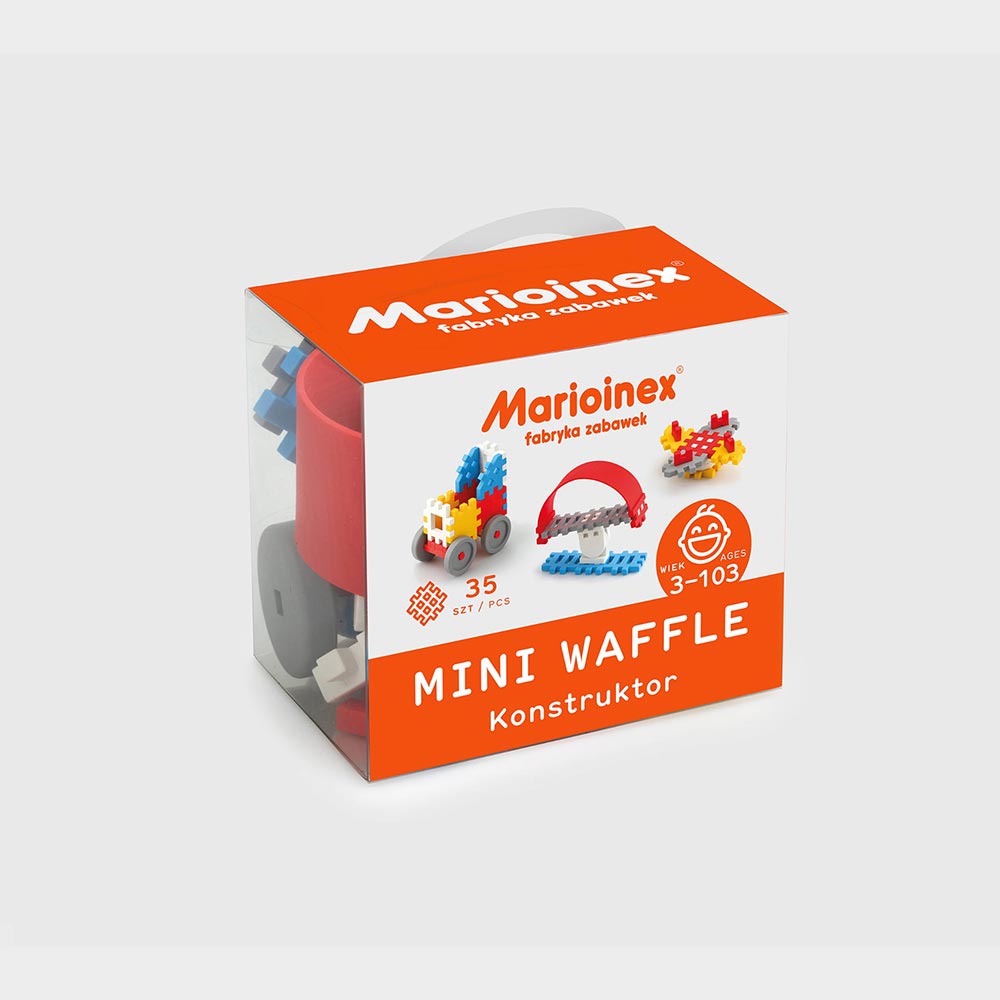 Marioinex Mini Waffle konstruktor 35 kom, plava