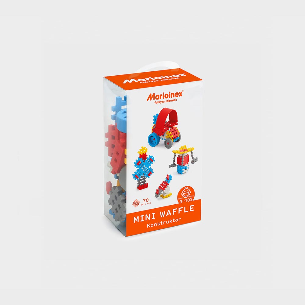 Marioinex Mini Waffle konstruktor 70 kom, plava