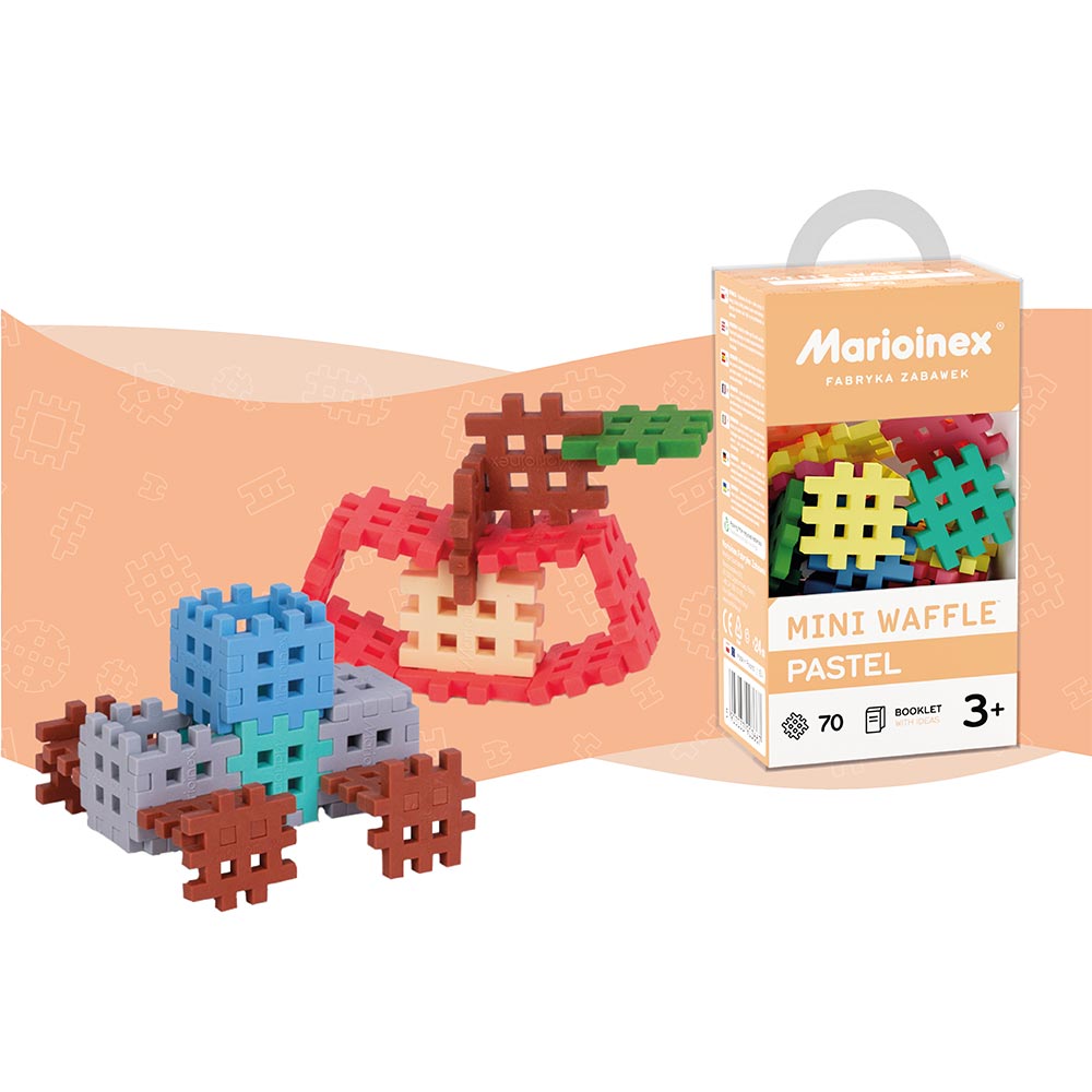 Marioinex Mini Waffle Pastel 70 kom