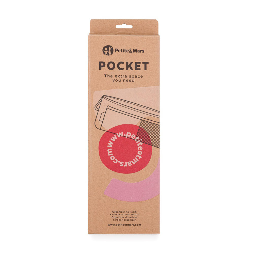 PETITE&MARS Organizer za kolica Pocket, crni