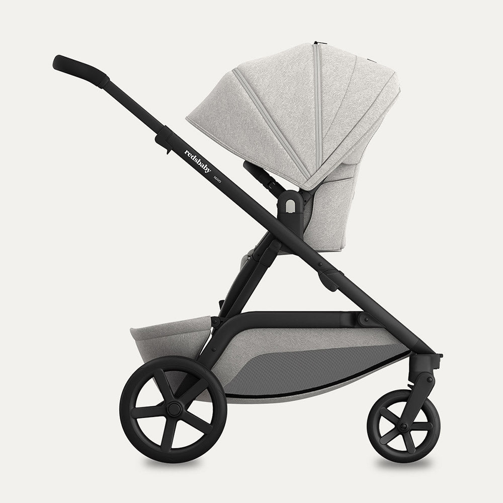 REDSBABY NUVO Twin dječja kolica 2u1 Gun Metal, Pebble M