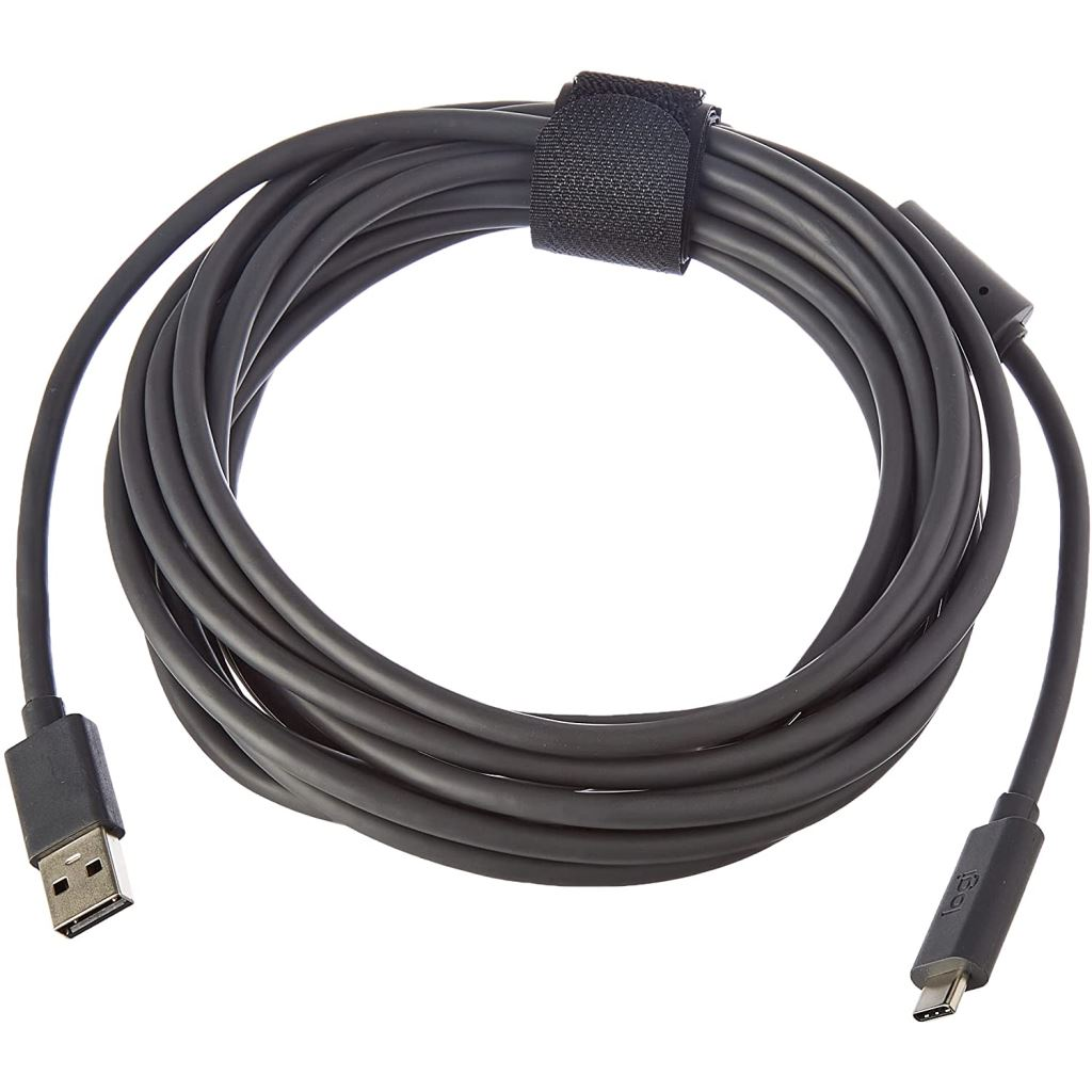 Logitech MeetUp USB kabel 5 m USB 2.0 USB A USB C Crno