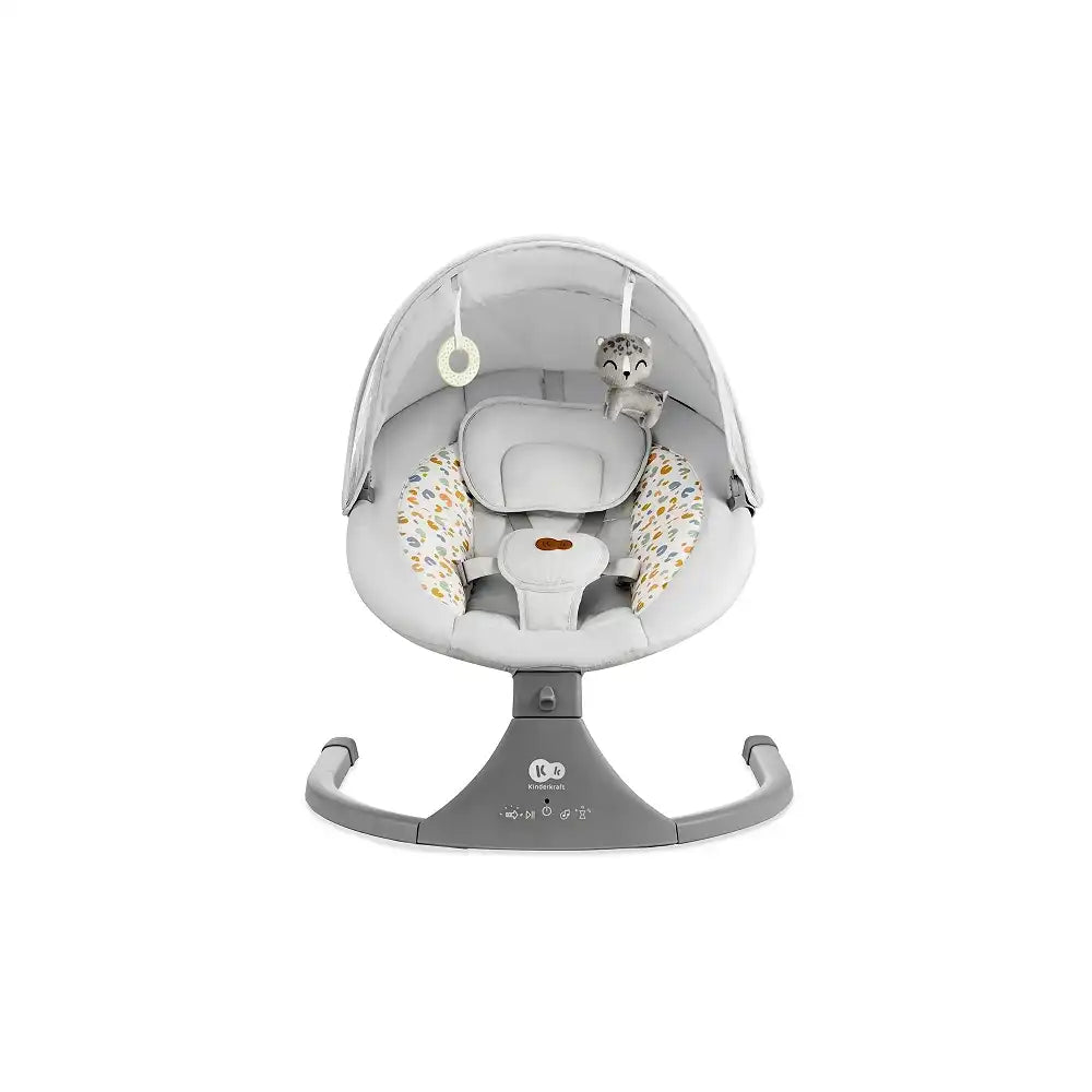 Kinderkraft Električna njihaljka LUMI 2, Light Grey