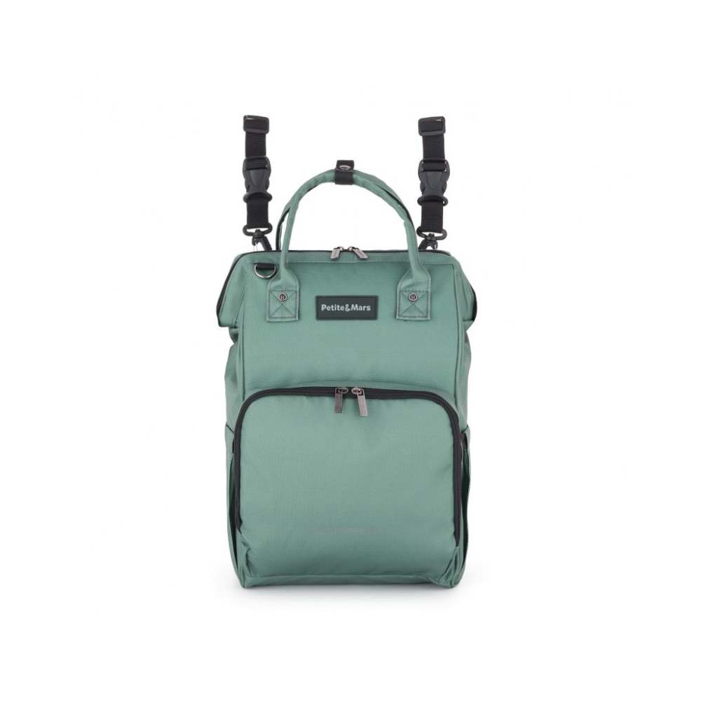PETITE&MARS Ruksak za pelene Jack, Misty Green