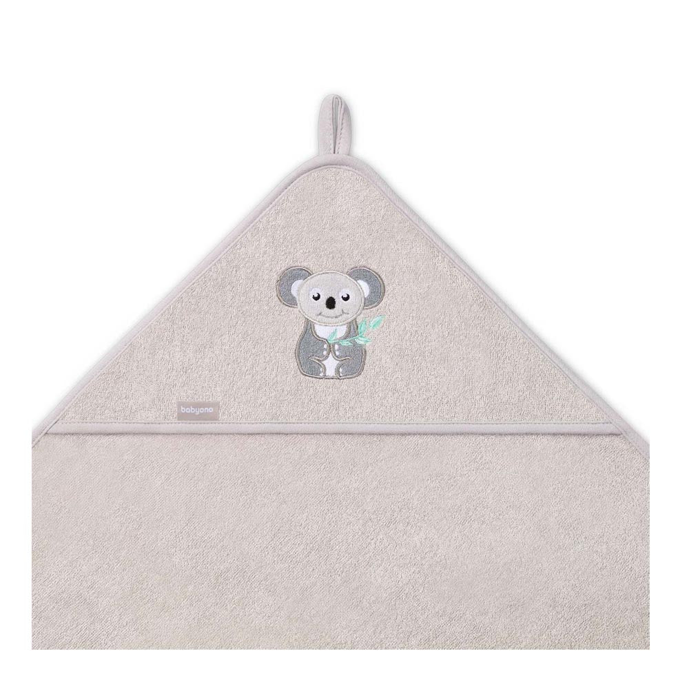 BabyOno Ručnik bambus 100x100 cm, Koala, siva
