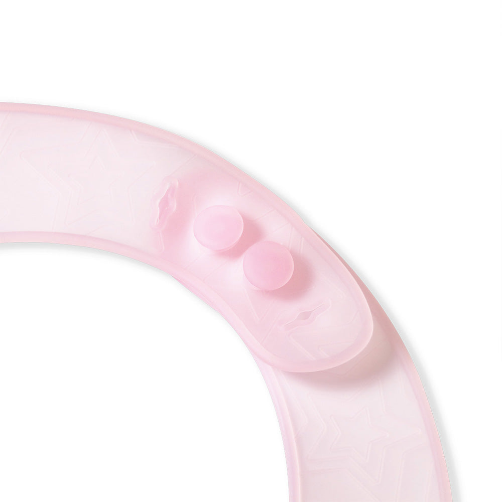BabyOno Silikonski podbradak ultrathin 6 m+, roza