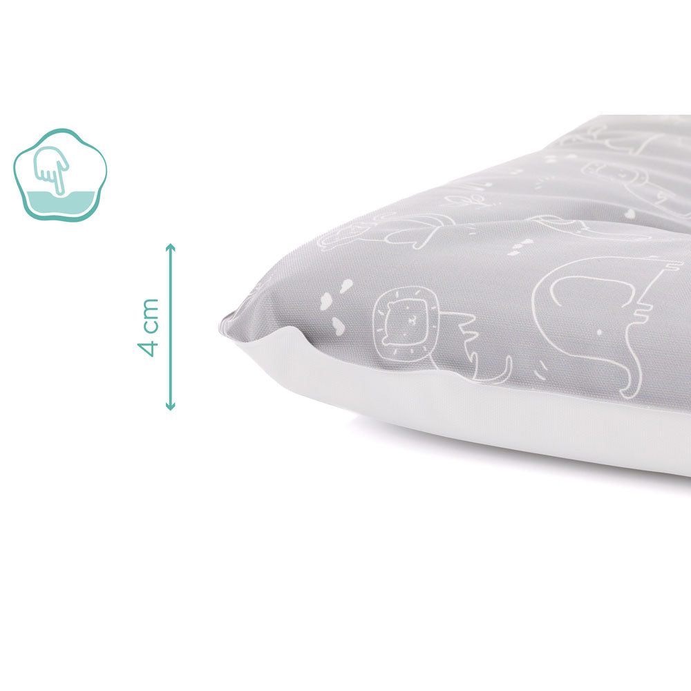 Fillikid podloga za prematanje luxe soft 50x70x4 cm, Safary grey