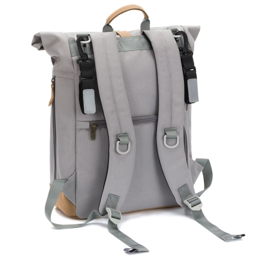 Fillikid torba/ruksak za mamu Rolltop Berlin, stone grey