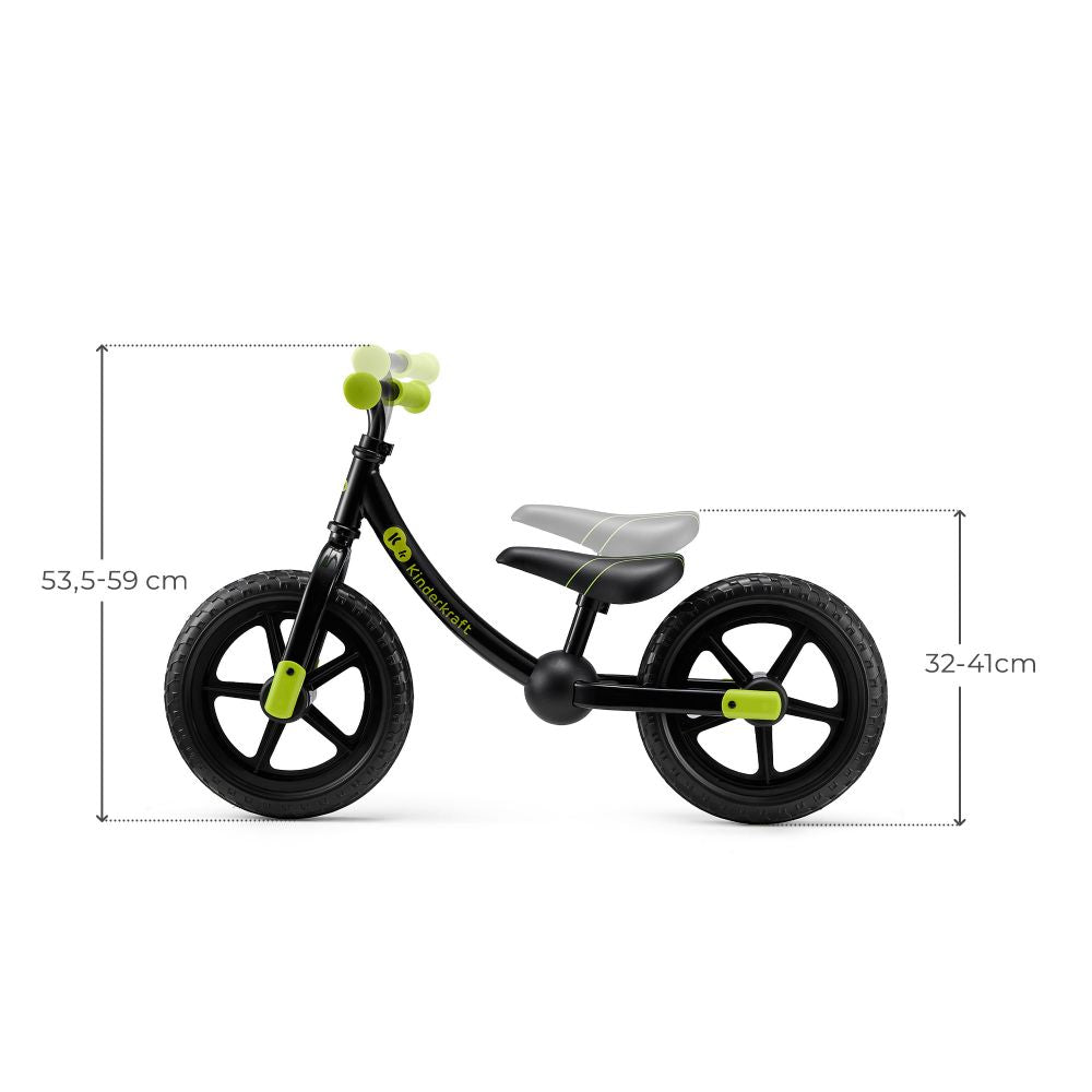 Kinderkraft balans bicikl 2WAY NEXT OFF ROAD, Black