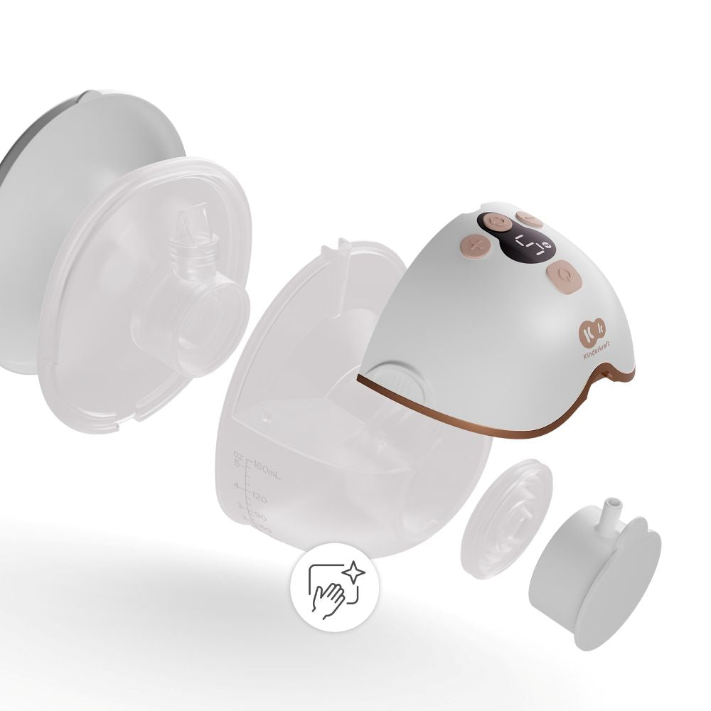 Kinderkraft Električna izdajalica MAMAFLOW, hands free, Golden
