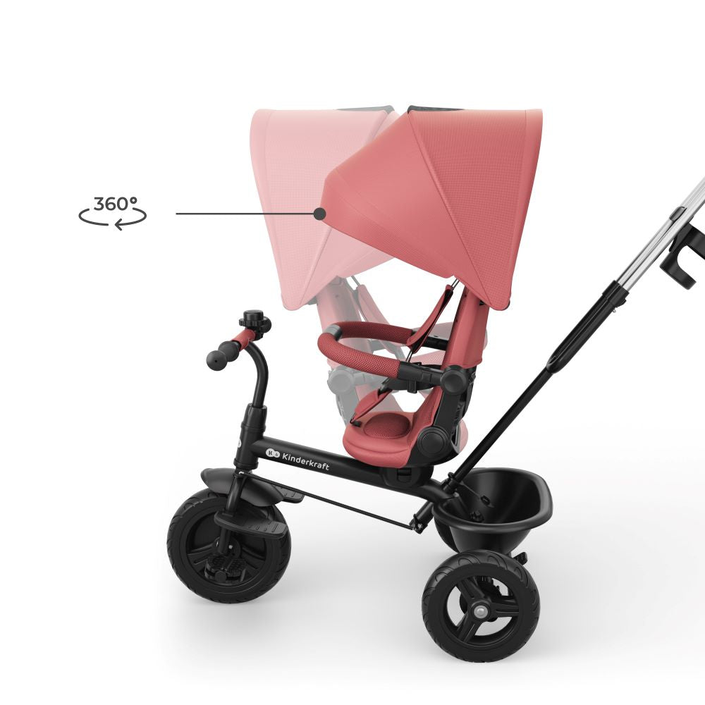 Kinderkraft Tricikl Aston 2 Plus, Pink