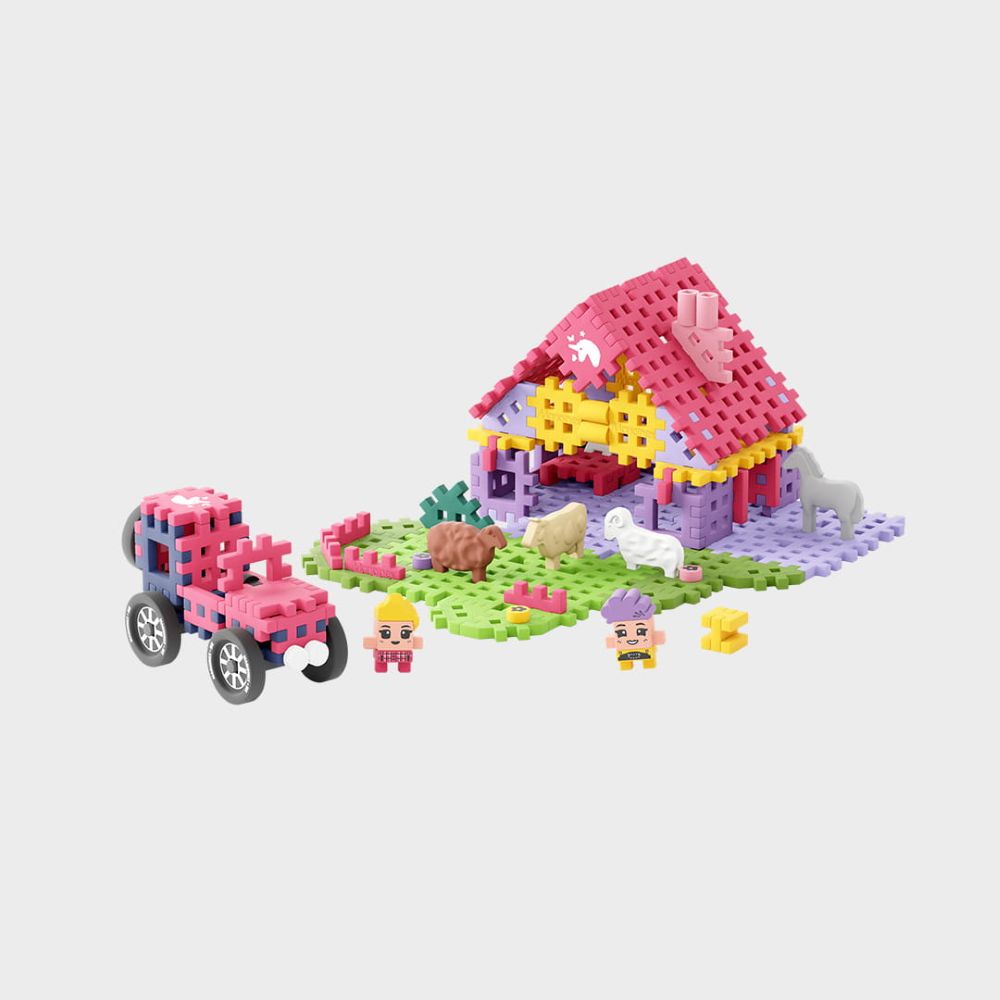 Marioinex Mini Waffle Farmer 100 kom, Charming Ranch