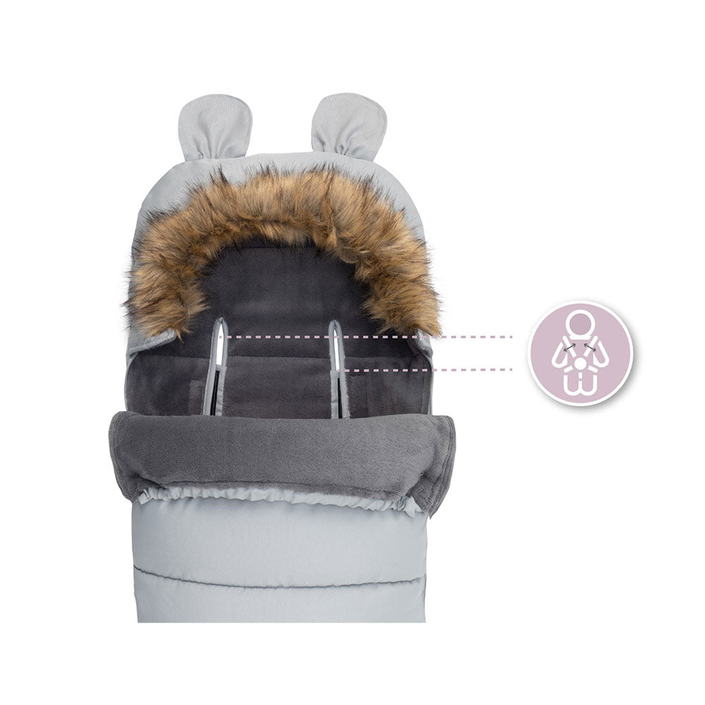 MoMi COZY vreća za kolica, siva