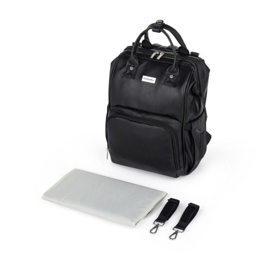 PETITE&MARS Ruksak za pelene Jasper, Apsolute Black