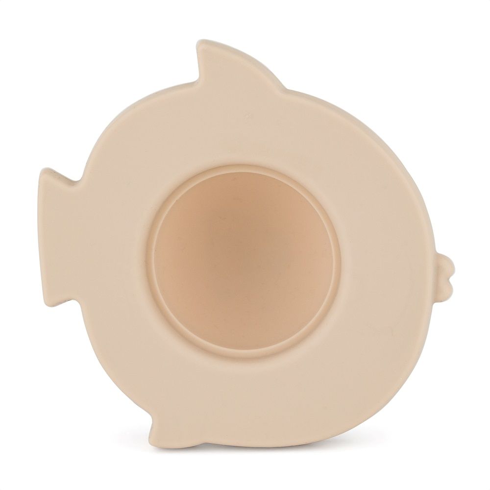 PETITE&MARS Silikonska pop up grickalica za zube Fish Fiona 6 m+, Dusty Rose