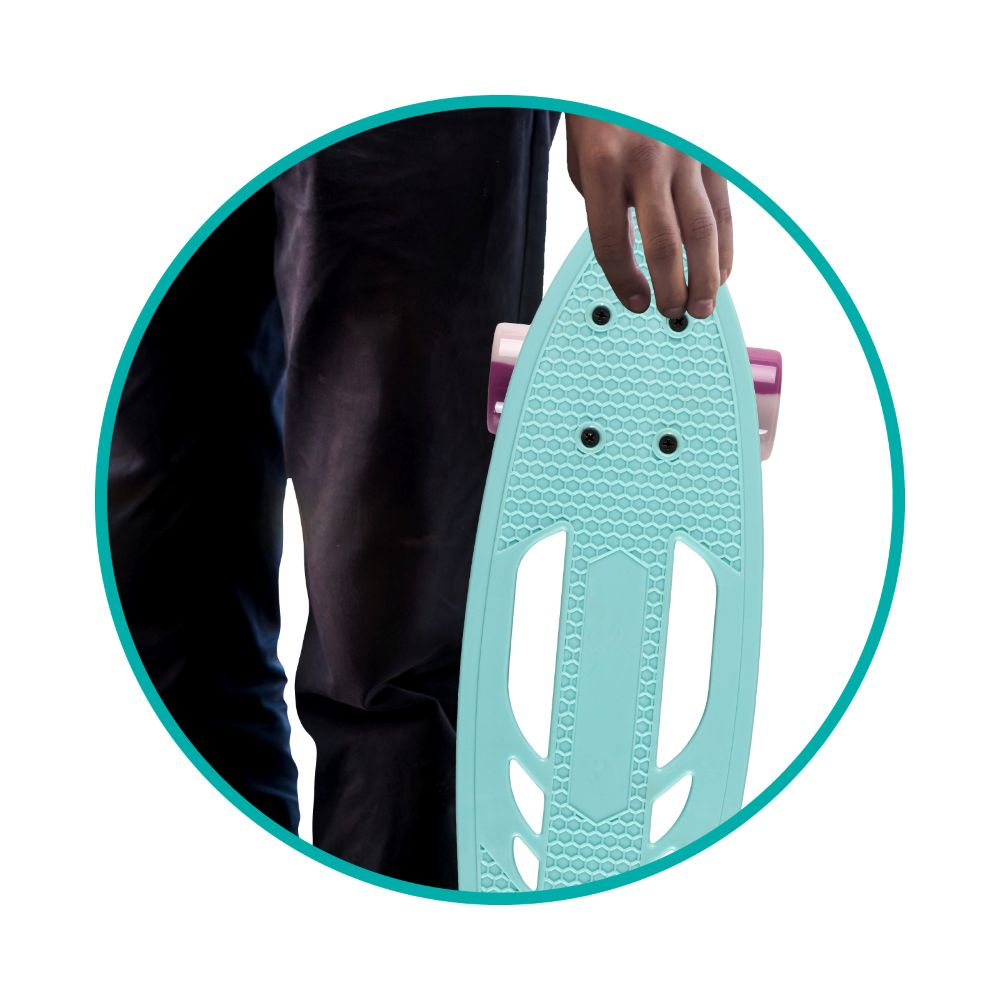 QKIDS GALAXY skateboard, light blue