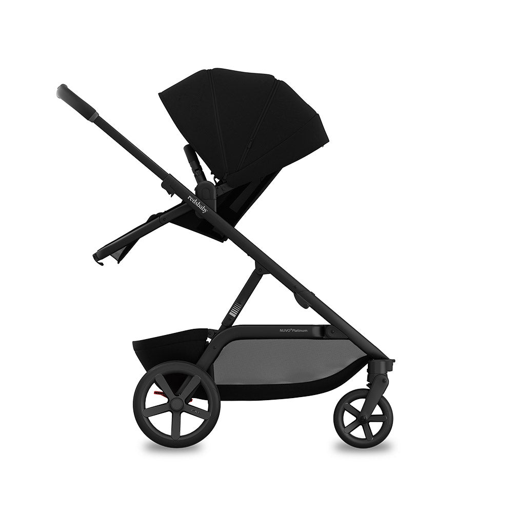 REDSBABY NUVO 2 Single dječja kolica 2u1, Platinum Black