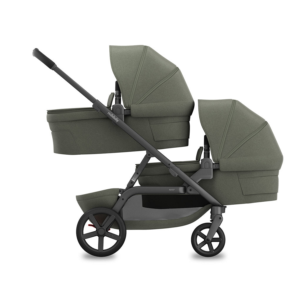 REDSBABY NUVO 2 Twin dječja kolica za blizance 2u1 - Sage