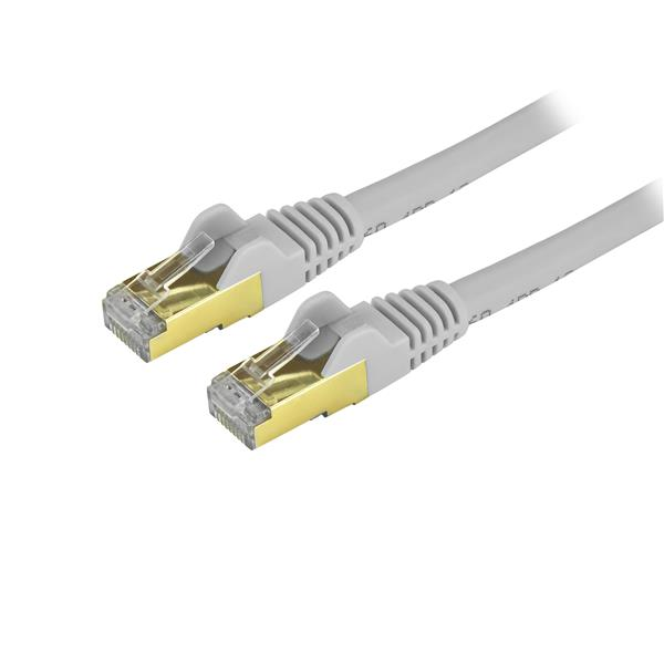 StarTech.com 6ASPAT3MGR kabel za umrežavanje Sivo 3 m Cat6a U/FTP (STP)