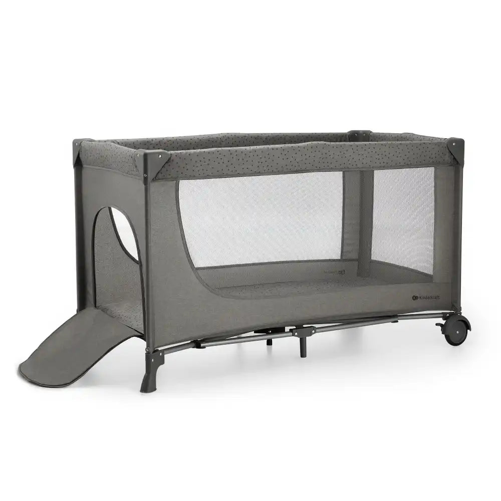 Kinderkraft Putni krevetić 2u1 Joy 2, Dark Grey