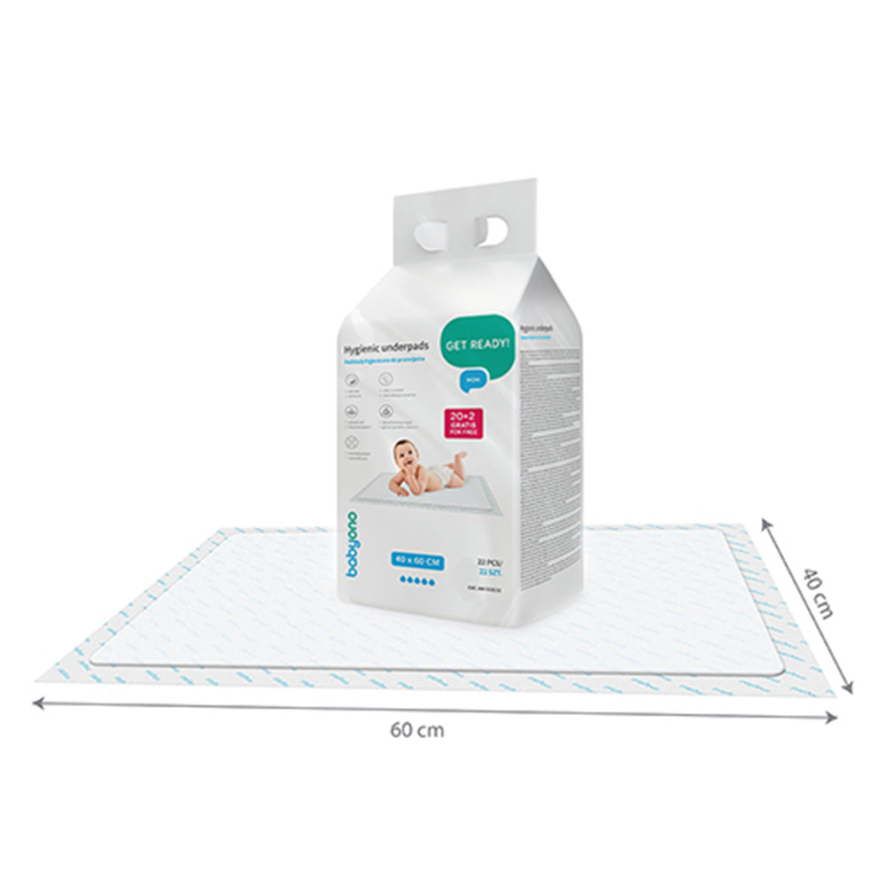 BabyOno Podloga za prematanje 20 kom 40x60 cm + 2 kom gratis