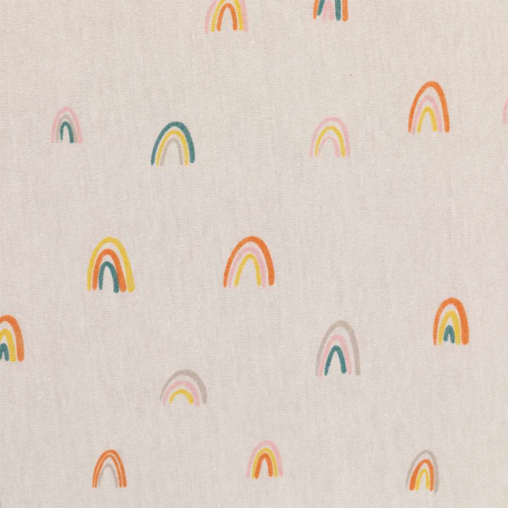 Fillikid podloga Jersey za vrtić Prag/Atena Hexagon, rainbow beige
