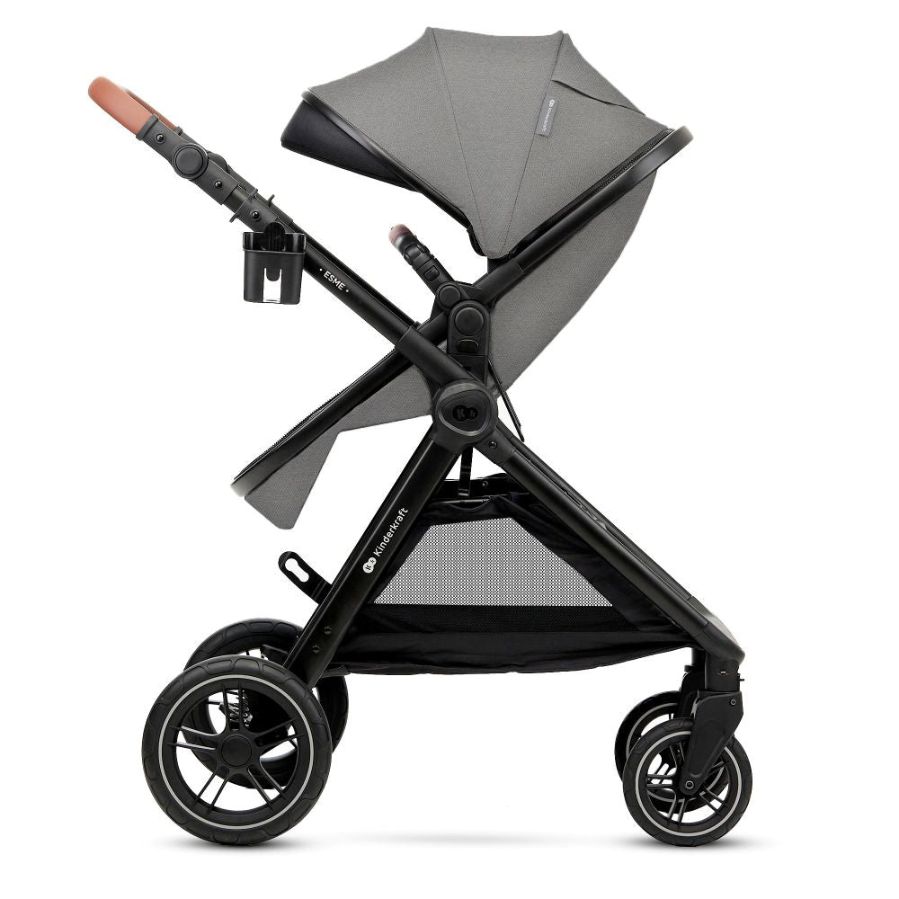 Kinderkraft Kolica Esme Pro 3u1 MINK PRO 2, Moonlight Grey
